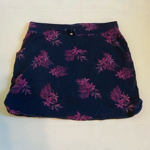 Navy blue and Purple Skort (Skirt and Shorts)